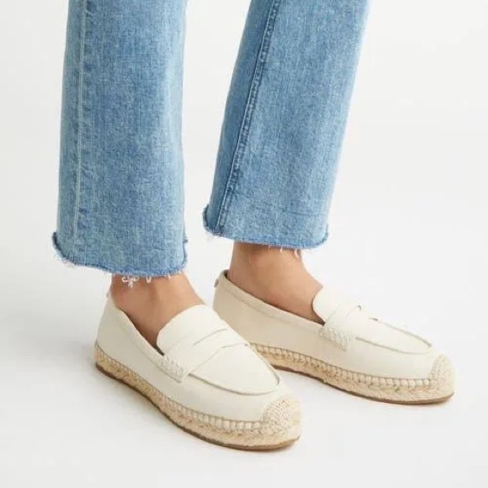 Sam Edelman ivory leather loafer Kai, size 7.5
